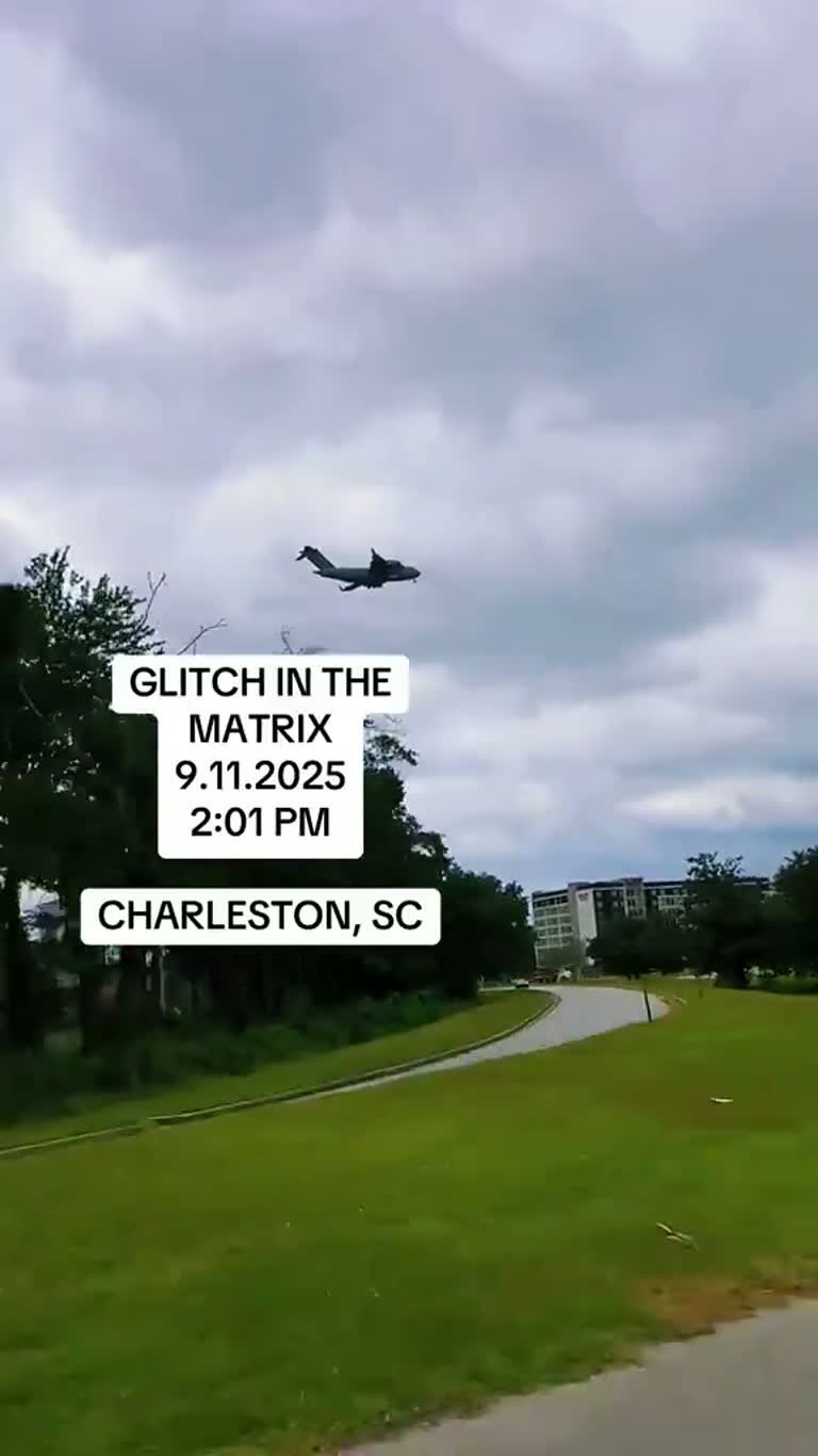 Pilots Stunned as Military Plane Appears to Hang in the Sky