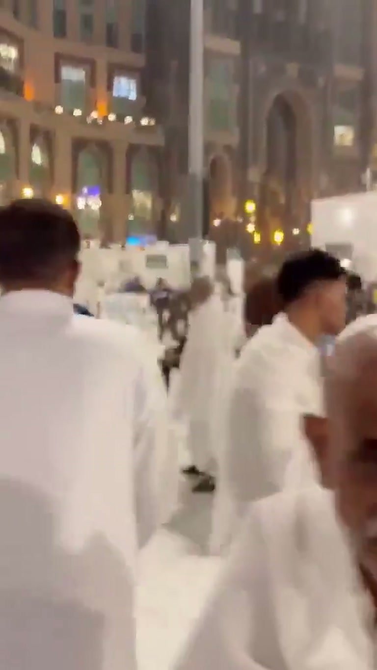 Video Shows Man Taken Into Custody at Mecca's Grand Mosque